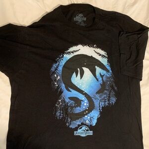 Jurassic World Mosasaurus T-shirt Mens XL black